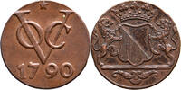 The Netherlands East Indies Duit 1790 stad Utrecht VOC 1790 vz 87.32 US$  +  29.11 US$ shipping