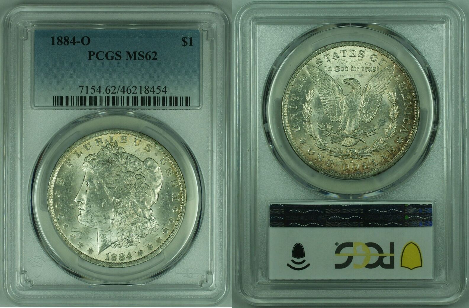 O Morgan Silver Dollar Pcgs Ms Pcgs Ms See Photos