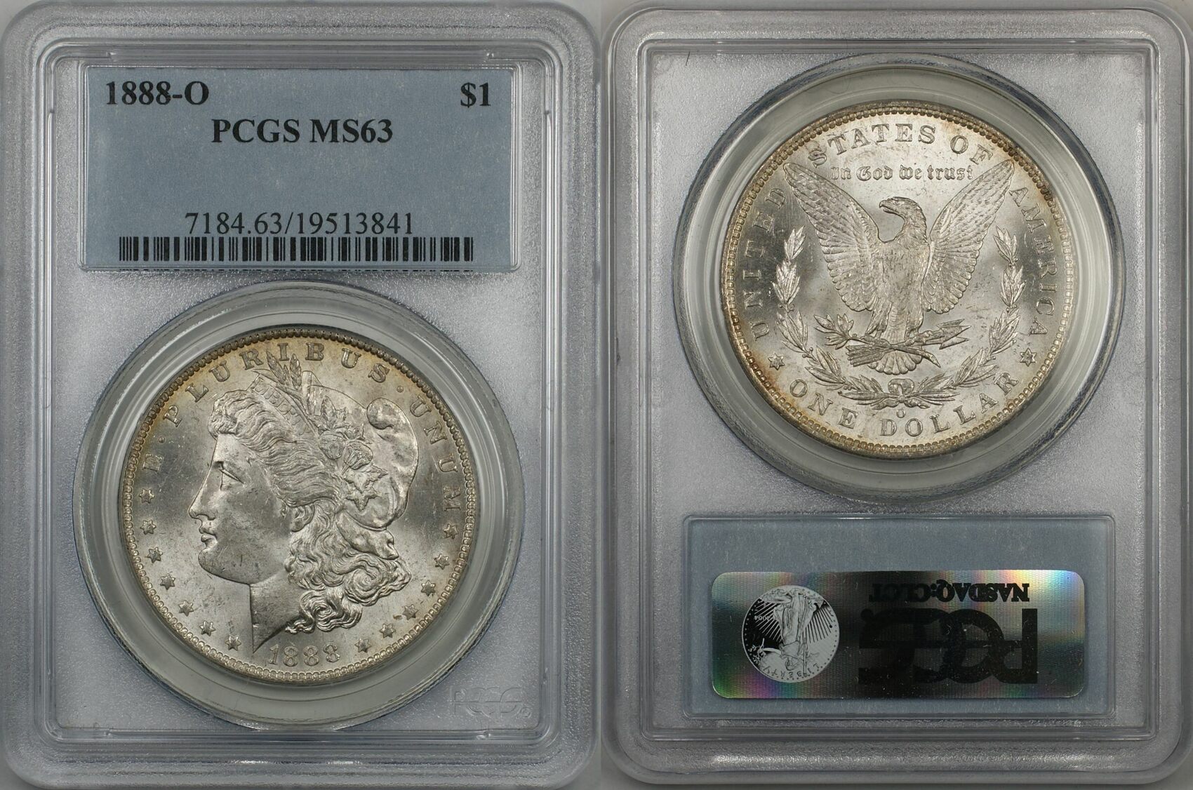 1888-o morgan silver dollar