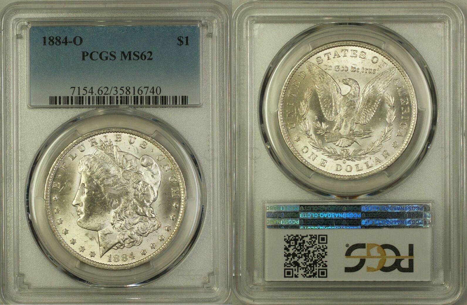 Usa Coin O Morgan Silver Dollar Pcgs Ms I Ma Shops