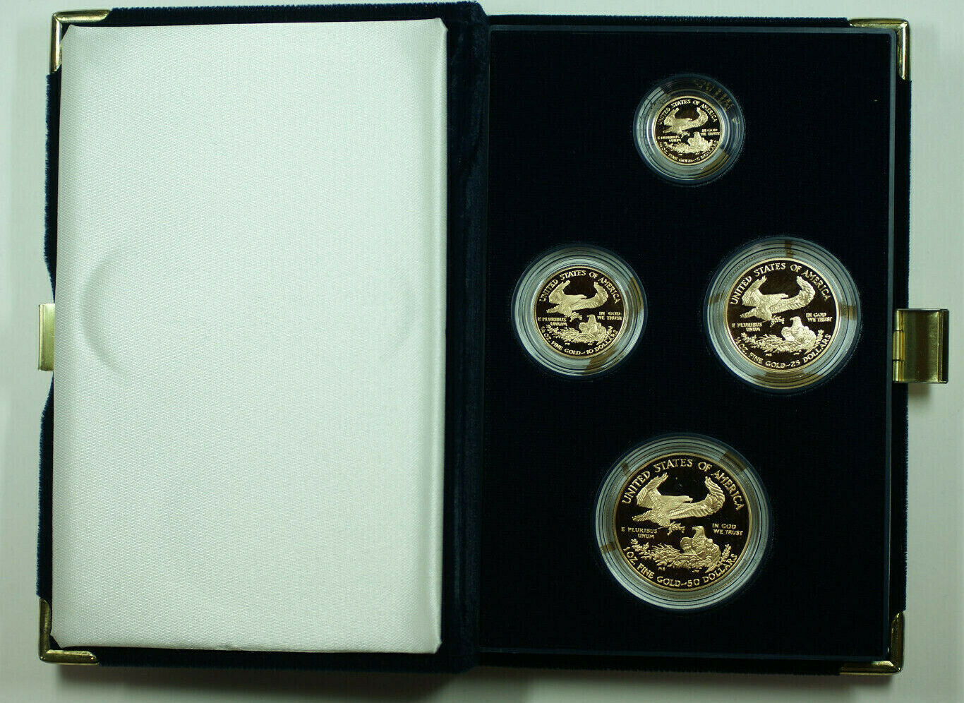 Bullion 2004 American Eagle Gold Proof 4 Coin Set AGE in Box w/ COA - American Eagle Gold Proof Four Coin Set