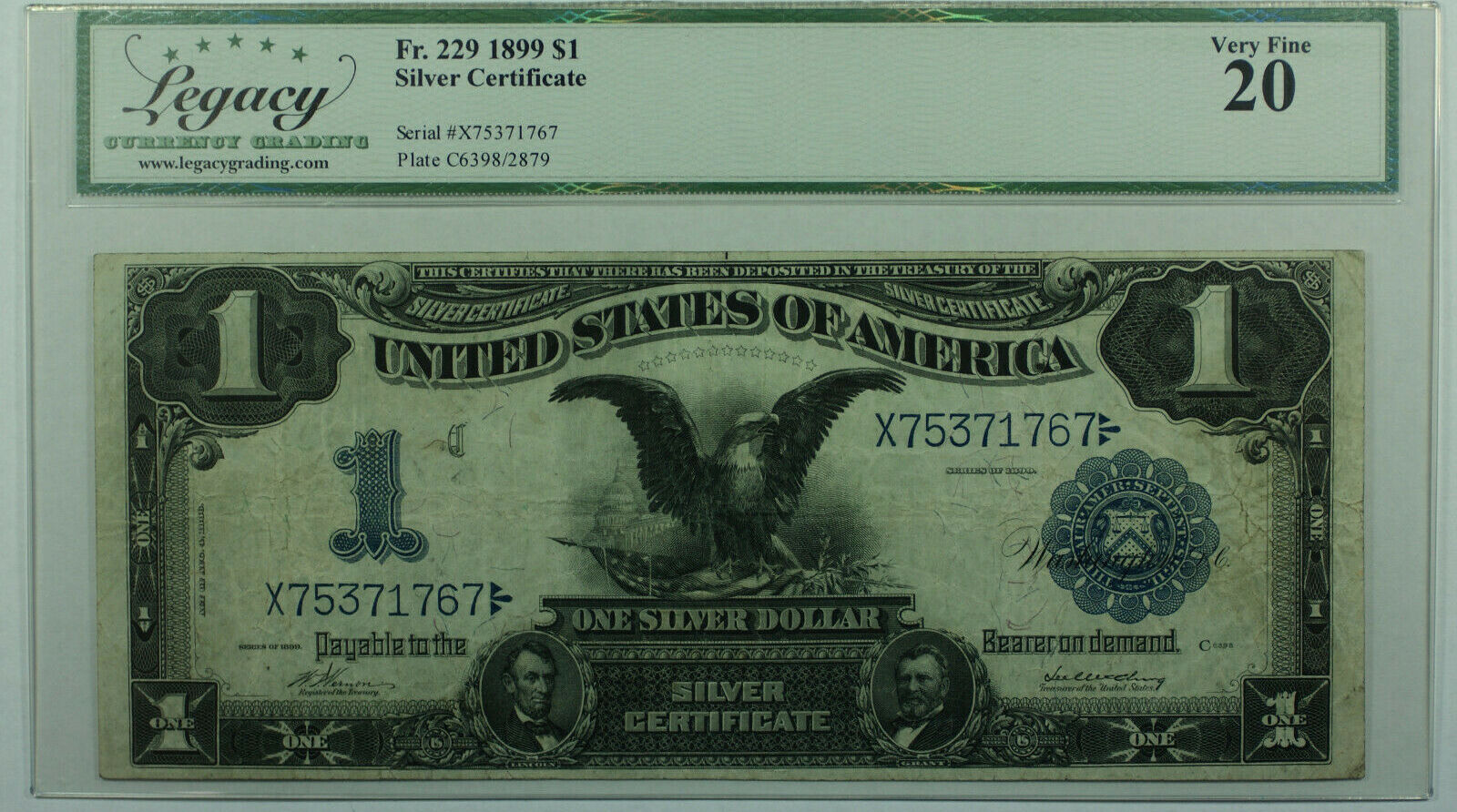 1923 1 Dollar Silver Certificate VF