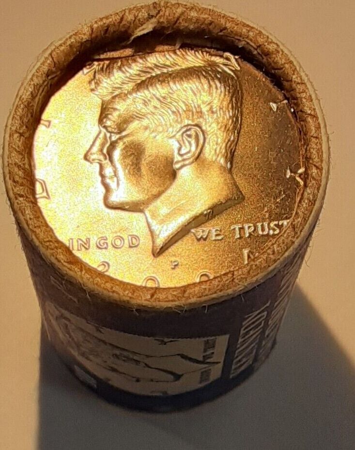 Half Dollar 2004P BU Kennedy Roll 20 Coins United States Mint Wrapper