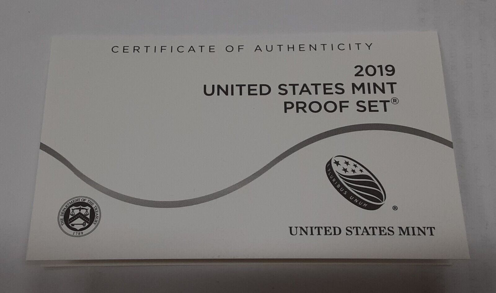 USA 2019-S U.S. Mint 10 Coin Proof Set as Issued in Original Mint Packaging  Gem Proof in OGP.