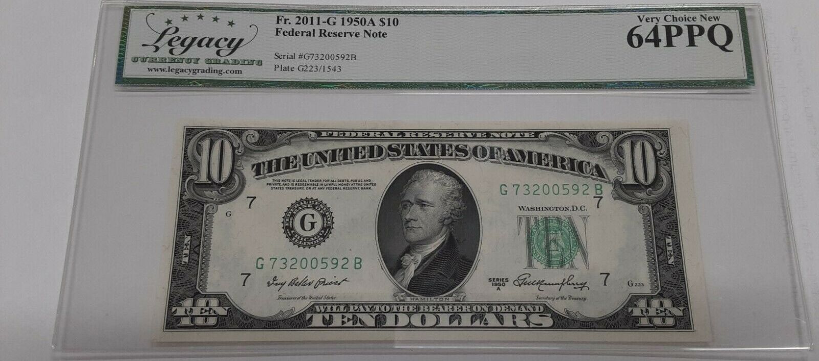 1950 $10 note newest