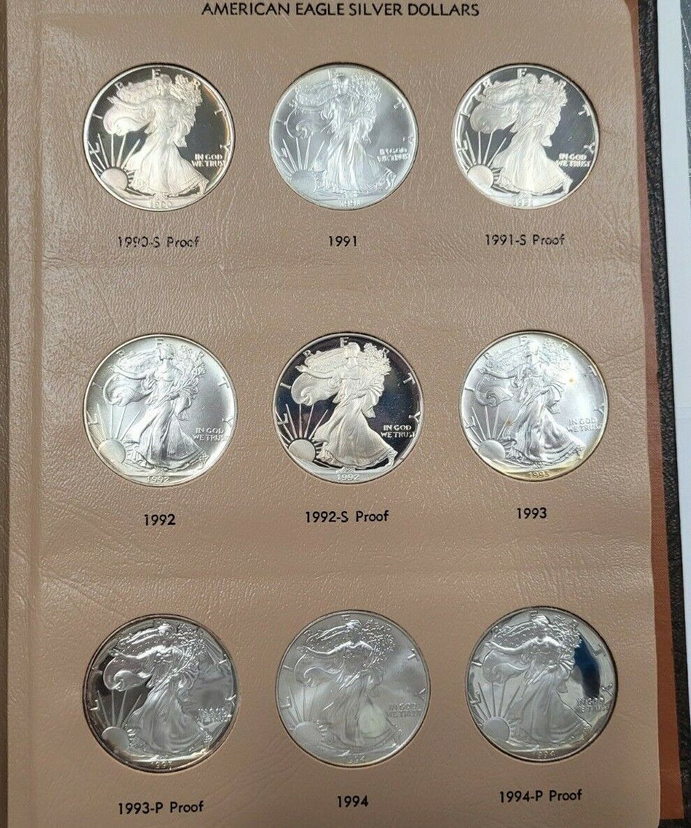 American Silver Eagle Dansco 35 Coin Album 1986
