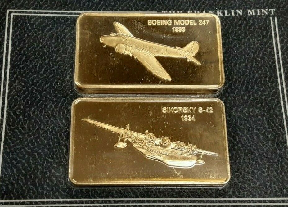 Exonumia Bronze Jane's Medallic Register Great Aircraft