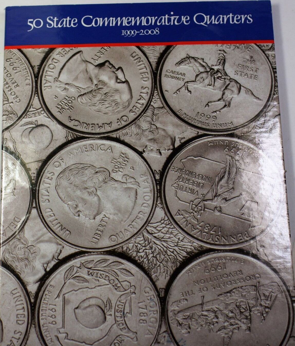 USA 1999 2008 United States Quarters Complete Panavu Album 50 Coin