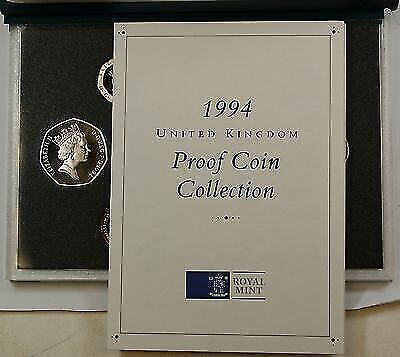 Weltmünzen 1994 United Kingdom Proof Set, GEM UK Coins, 8 Coins 