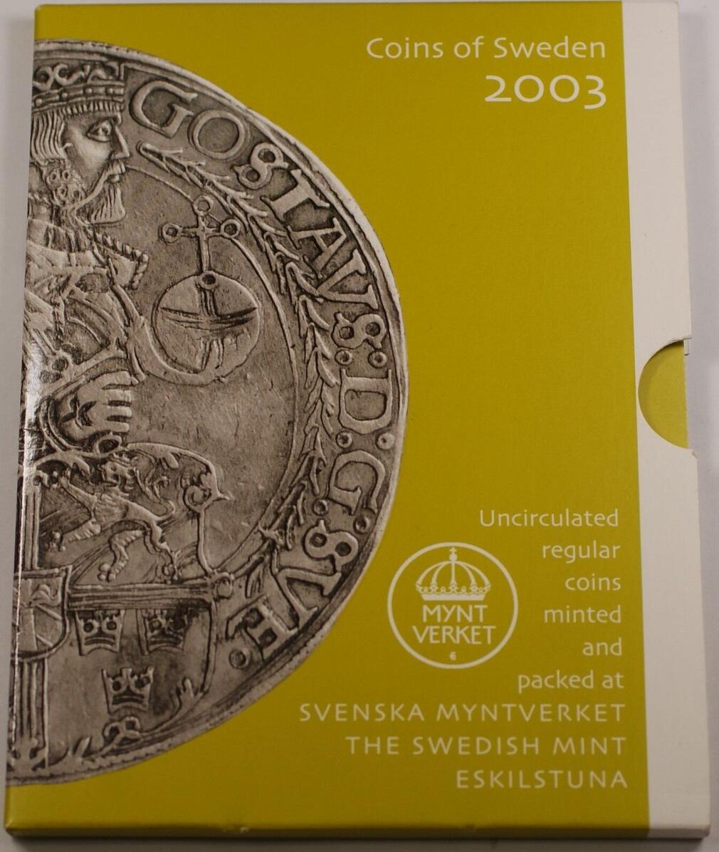 Token 2003 Swedish Mint Set 4 BU Coins with a Mint In an