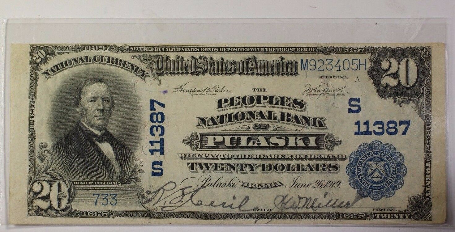 The Last $20 United States Note