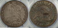 USA Half Dollar Bust Silver PCGS UNC Details, Square Base 2, Choice BU, BW -
