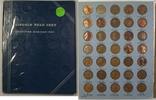USA 1909-1945 Lincoln Wheat Cents Whitman Coin Album 9004 Complete Except 1909-S VDB -