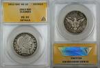 USA Half Dollar Barber Silver ANACS VG-10 Details, Cleaned, Better Coin -