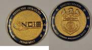 Exonumia United States Navy NCIS Naval Criminal Investigative Service Challenge Coin -