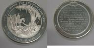 Exonumia Sterling Franklin Mint History of US Silver Medal Texas Wins Independence -