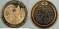 Exonumia Bronze History of the U.S. Congress Ratifies Peace Treaty Proof Medal -