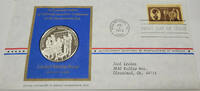 Exonumia Medal Colonial American Craftsmen Wigmaking Silver Proof with Stamp -