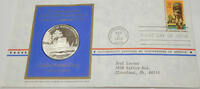 Exonumia Medal City of Refuge National Park Silver Proof with Stamp -
