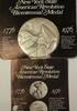 Exonumia Medal 1776- 1976 New York State Official Bicentennial Antique Silver Large UNC -