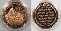 Exonumia Bronze Proof Medal America Mourns President Kennedy's Death November 1963 -
