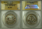 Exonumia Medal No Date (Circa 1720) Germany Marriage White Metal ANACS AU-50 -