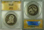 USA Bust Half Dollar 50c Silver Coin ANACS VG-8 Details-Cleaned -