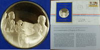 Exonumia Medal Postmasters Progress in Electronics Commemorative Silver in FDC -