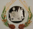 Exonumia Medal Christmas Commemorative Proof Silver -
