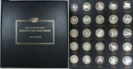 Exonumia The Franklin Mint States of the Union Series First Edition Silver Coin Proof Set -