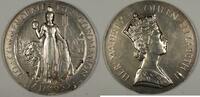 Exonumia Medal Large Silver Coronation Queen Elizabeth II 5.7 ozt W/ Counter marks -