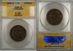 USA Large Cent 1848 Braided Hair  1c Coin ANACS F-15 Details Corroded PR... 40.65 US$ Tax includedfree shipping