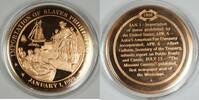Exonumia Bronze Proof Medal Importation of Slaves Prohibited January 1, -
