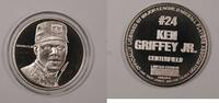 Exonumia Medal Ken Griffey Junior 24 Centerfield Limited Edition Fine Silver Round Proof -
