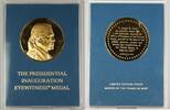 Exonumia Medal Ford Presidential Inauguration Eyewitness Proof Goldplated Silver -