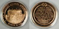 Exonumia Bronze Proof Medal U.S. Military Acadamy Established March 16 1802 -