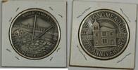 Exonumia Sterling East Long Meadow 75th Ann. Silver Medal World Famous Brownstone -