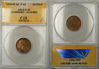 USA Cent 1914-D Lincoln Wheat 1c Coin ANACS F-15 Details Corroded-Cleaned -