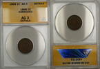 USA Penny Indian Head Cent 1c Coin ANACS AG-3 Details Corroded PRX -