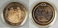 Exonumia Bronze Proof Medal Hamilton and Jefferson Agree on Debt Retirement June 1790 -