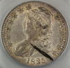USA Half Dollar Bust Silver ANACS AU-55 Details Obverse Planchet Streak -