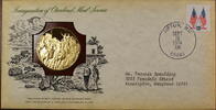 Exonumia Sterling Franklin Mint 1 oz Silver Medal, Overland Mail Service -