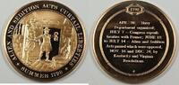 Exonumia Bronze History of the U.S Alien & Sedition Acts Curtail Liberties PR Medal -