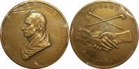 Exonumia Bronze US Mint John Tyler Presidential High Relief Indian Peace Medal -