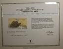 Briefmarken souvenir card PS 47 Philatelic Memento 1970 6ï¾¢ Bald Eagle stamp -