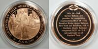 Exonumia Bronze Proof Medal Government Civil Service Based on Merit January 16 1883 -