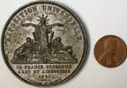 Exonumia Bronze University Exposition French Liberty Large High Relief Medal -