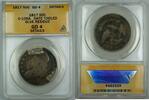 USA Bust Half Dollar Capped O-105A ANACS GD-4 Details Date Tooled Glue Residue -