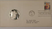 Exonumia Medal Postmasters Of America Commemorative Silver Christmas -