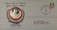 Exonumia Medal Postmasters Of America Commemorative Silver Vermont -